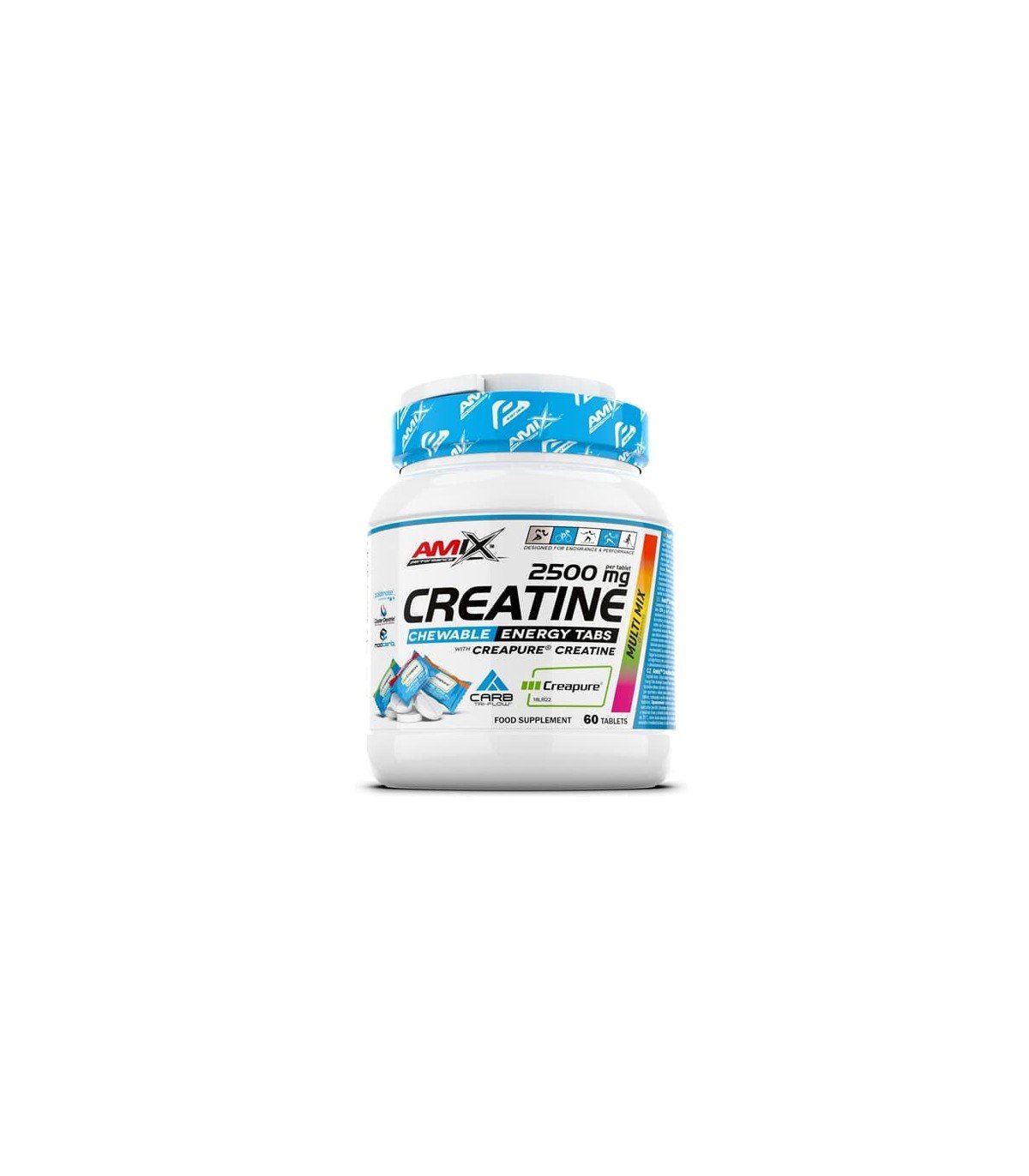 Amix Performance Creatina Creapure Formato Masticable de Amix — FSC TopNutrition — Foto 1